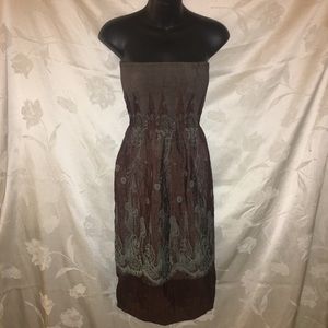 Anthropologie Lapis Convertible Dress